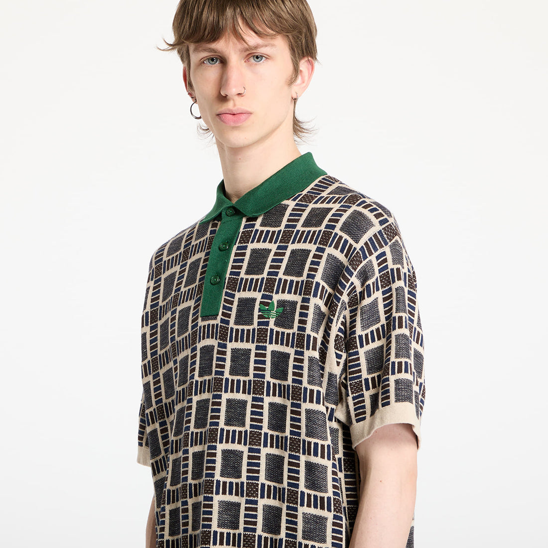 T-shirt Adidas x Brain Dead Knit Polo